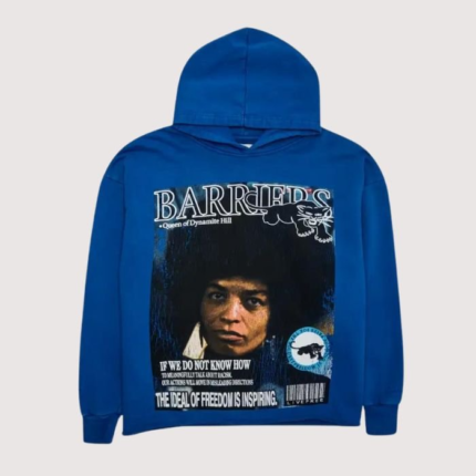 Barriers Angela Davis Queen Of Diamond Hill Hoodie Blue