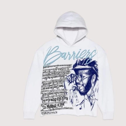 Barriers Curtis Mayfield Hoodie White