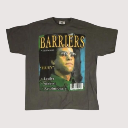 Barriers Huey P. Newton T-shirt GreyT