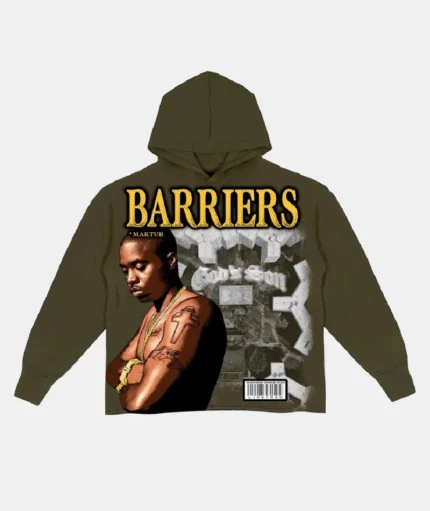 Barriers God Son Hoodie Brown