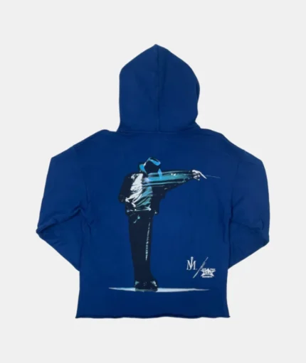 Barriers Michael Jackson Hooded Sweatshirt Royal Blue Pre-Owned