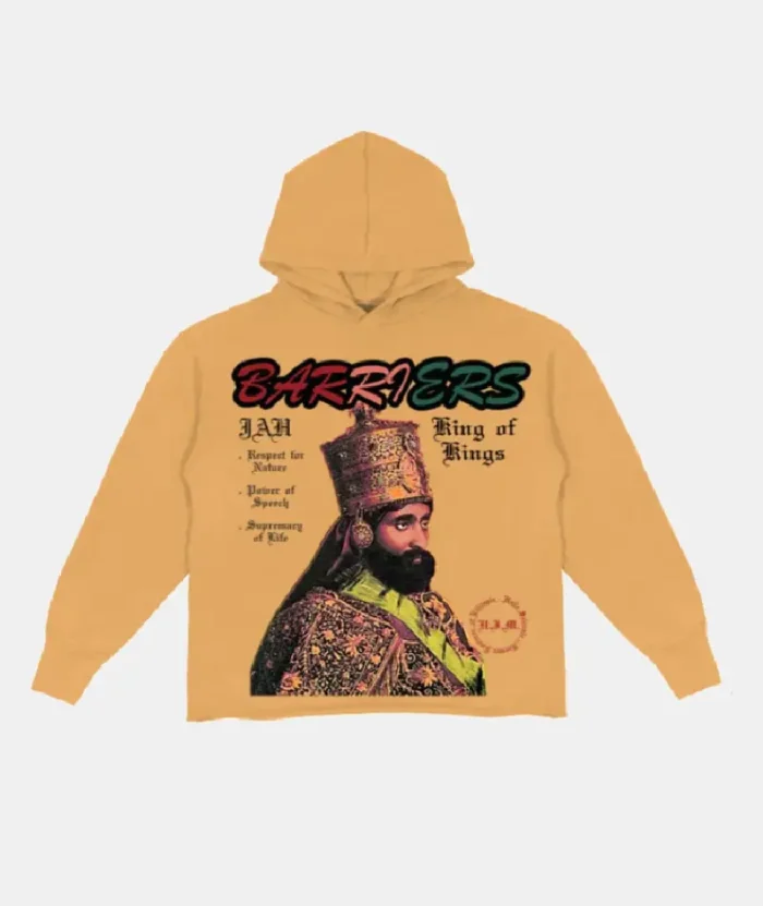 Barriers Selassie Hooded Sweatshirt Yellow