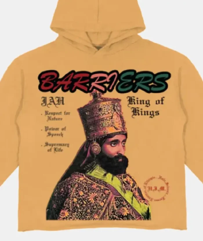 Barriers Selassie Hooded Sweatshirt Yellow