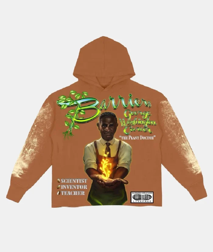 Barriers The Plant Doctor Hoodie Brown