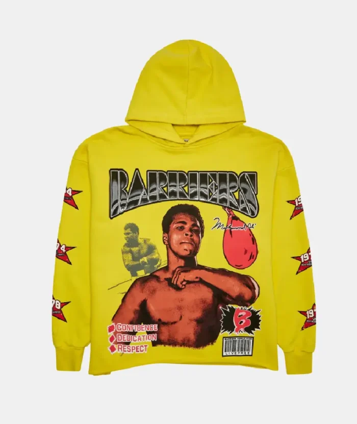 Barriers Worldwide Muhammad Ali Hoodie Yellow